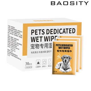 [BAOSITY*] 30 toallitas para manchas de perro gato, lágrima Natural, almohadillas para Remover manchas de ojos
