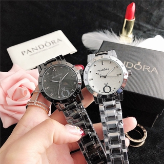 Pandora de lujo de las mujeres reloj de moda Casual de acero inoxidable reloj para las mujeres Jam Tangan Wanita novia (5)