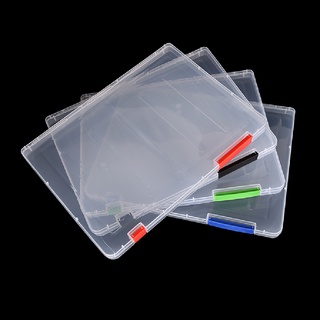 [Loveoionia] A4 Transparent Storage Box Clear Plastic Document Paper Filling Case File New, DFGF
