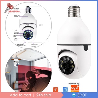 [Pre1-8] WiFi cámara de luz bombilla nube IP cámara de seguridad inalámbrica bebé Monitor CCTV (8)