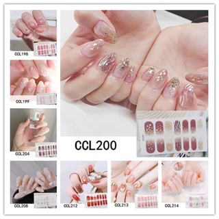 Corea Net rojo 3D estudiante japonés novia pegatinas de uñas a prueba de agua CCL198 - 208 (1)