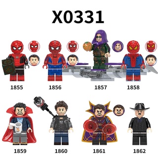 Bloques De Construcción Spiderman Super Héroe Lego Minifigures X0331