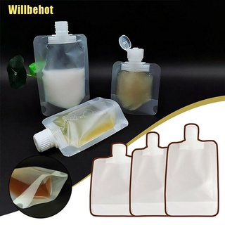 [Willbehot] 30/50/100Ml Clamshell bolsa de embalaje loción champú maquillaje líquido bolsa de viaje [caliente]