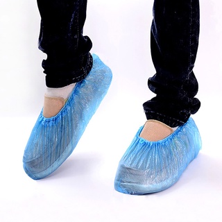 100 Fundas De Plástico Desechables Para Zapatos , Protectoras Antideslizantes