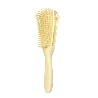Desenredar cepillo de pelo masaje peine de pelo mojado desenredador Hairbrush 2a a 4c rizado ondulado/Curly/Coily/mojado/seco/aceite/pelo grueso (8)
