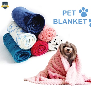 Ls manta suave para perros/mascotas espesantes/alfombra de franela cálida para perro/gato/cama para mascotas/casa de mascotas/alfombra de nido de perro de doble cara