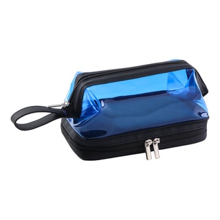 bolsa de aseo para hombre y mujer con cremallera organizador transparente dopp kit bolsa de lavado (6)