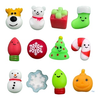 Play Hand Squeeze Toy Doll Sensory Fidget Vent Ball Novelty Gift Stress Relief Toys Christmas Series for Toddler Adults Gift
