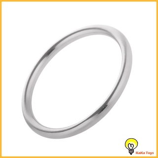[KaKa Toys] anillos redondos de acero inoxidable sin costuras O circulares para manualidades, 3 x 25 mm