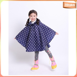 Kids Rain Coat Children\\\'s Printed Polka Dot Raincoat (1)