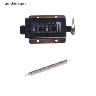 [goldensqua] D94-S 0-999999 6 Digit Resettable Mechanical Pulling Count Counter Tool .