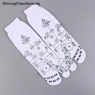 (StrongChardonnay) Foot Acupoint Calcetines Chino-Doctor Masaje Acupoints Gráfico Pie Terapia Calcetín Mi