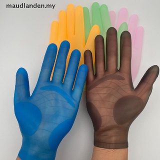 [maudlanden] 1 par de guantes de silicona reutilizables de resina epoxi para hacer joyas [MY]