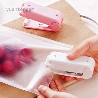 Yuantenggm Mini Sellador De Calor Paquete De Plástico Bolsa De Almacenamiento Máquina De Sellado Práctico Adhesivo Y Sellos Para Alimentos Snack Accesorios De Cocina