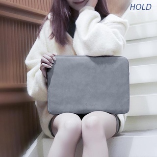 Hold portátil bolsa para Air Pro caso 12 13 14 15ines impermeable PC Notebook bolsa de manga caso Dell bolso maletín Color sólido