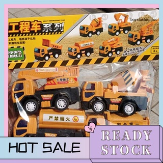 Bbe - 4 piezas de juguete de camión simulación de coordinación de ojo de mano de plástico tire hacia atrás camión coche para niños (1)