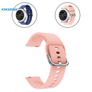 [kikianye] correa de reloj de silicona de 22 mm de repuesto para smartwatch