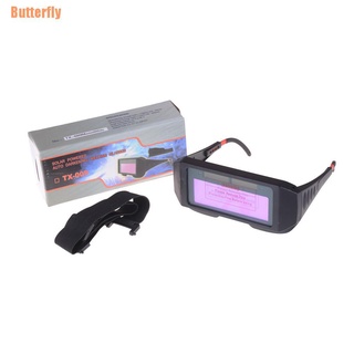 Butterfly(@) Pro Solar Auto oscurecimiento de soldadura ojos gafas soldador gafas arco