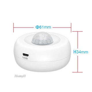 [HOMYL1] Sensor de movimiento PIR sistema de alarma para el hogar sensores de intensidad de luz para interiores