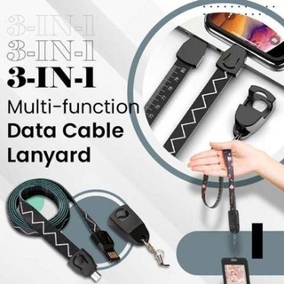 Cable de datos multifunción universal 3 en 1 para Android Type-C Triple