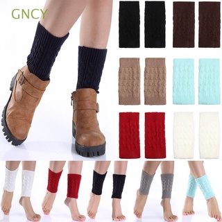GNCY New Leg Warmers Socks Winter Boot Warmers Boot Socks Women Fashion Solid Color Girls Knitting/Multicolor