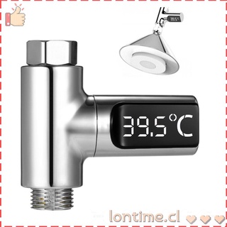 pantalla termómetro de ducha de agua auto-generador monitor de temperatura energía [ltmejj] (6)