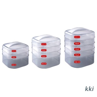 kki. 1set de aislamiento de comida más fresca calentador de la tapa protectora transparente a prueba de polvo cubierta de alimentos