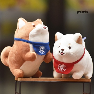 yx-wo lindo shiba inu corgi perro animal suave peluche muñeca cojín niños juguete regalo