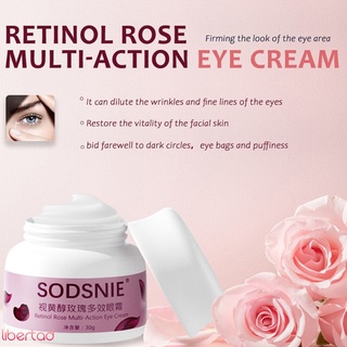 retinone rose crema de ojos multi-efecto hidratante hidratante y disminución de líneas finas crema de ojos libertad