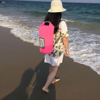 Portátil plegable bolsa de cubo playa deporte natación a la deriva mochila impermeable