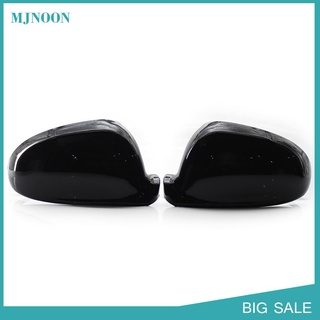 mjnoon espejo lateral cubierta brillante negro para vw golf 5 gti mk5 golf 5 6 plus jetta mk5
