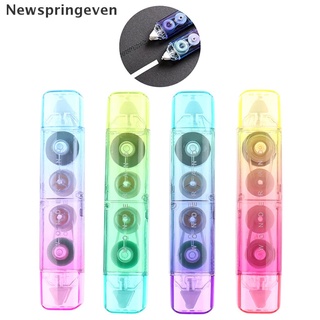 【NSE】 Double head Gradient Color Double-sided tape Corrector Correction Tape Supply 【Newspringeven】 (3)