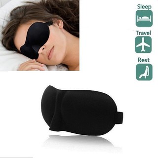 Eye Mask Soft Padded Sleep Travel Cover Sleeping Blindfold