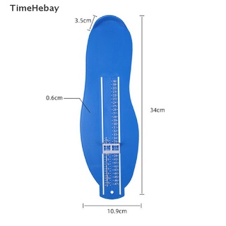 [ay] Dispositivo de medición de pies para bebés/nuevos adultos/zapatos para niños/zapatos de pie/medida de tamaño. (9)