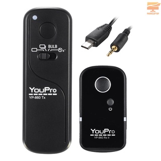 Youpro YP-860 S2 2.4G Control remoto inalámbrico de liberación de obturador receptor para Sony A58 A7R A7 A7II A7RII A7SII A7S A6000 A5000 A5100 A3000 RX110II cámara DSLR