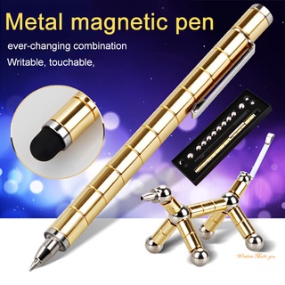Magnetic Pen Modular Polar Metal Magnet Creative Fun Ball Anti Stress Focus Fidgets Gift