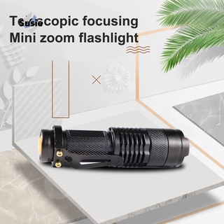 nuevo edc equipado con ultra cleartactical luz de aleación de aluminio impermeable mini zoom linterna con enfoque telescópico