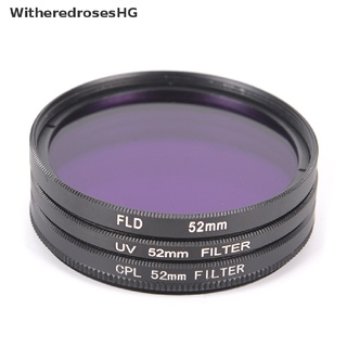 (witheredroseshg) UV + CPL + FLD Lente Filtro Conjunto Con Bolsa Para Cañón Nikon Sony Pentax De Cámara En Venta (2)