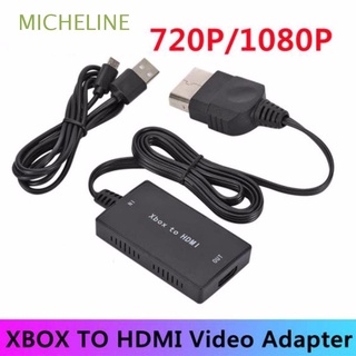 micheline soporte hdmi 1080p/ 720p xbox a hdmi adaptador para pc ordenador portátil xbox a hdmi compatible adaptador xbox a hdmi convertidor cable adaptador conectar a hdtv monitor hd para xbox hd link cable xbox a hdmi cable/multicolor