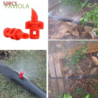 FAVIOLA 50Pcs/bag Planting Supplies Garden Sprinkler Irrigation System Watering Spray Misting 180/360 Degree Lawn Micro Nozzle/Multicolor