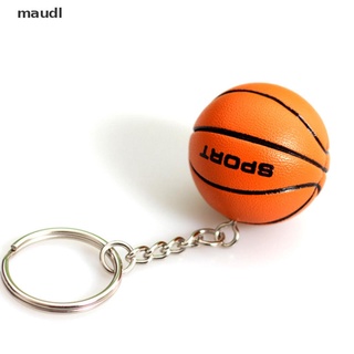 maudl 3D Sports Basketball Volleyball Football Key Chains Souvenirs Keyring Gift .