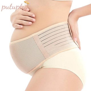 cinturón de soporte de maternidad transpirable embarazo vientre banda abdominal aglutinante ajustable espalda/peic apoyo- l