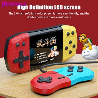 Nueva consola de juegos Retro Portátil Mini juegos de mano de 3.0 pulgadas Lcd A color Lcd A color niños 620 en 1 juegos Forsale