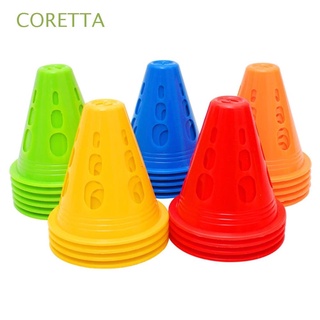 CORETTA 20Pcs/lot Skating Cone Outdoor Training Marker Pile Cups Windproof Colorful Roller Skating Durable Skateboard Skate Training Sarking Cones