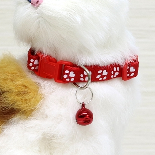 Collar reflectante para mascotas con hebilla de seguridad de campana cuello para cachorros accesorios de gato