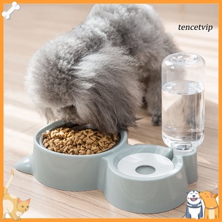 [vip] dispensador de cuenco de agua doble para mascotas, gato, perro, gato, dispensador de alimentos, alimentador, plato de almacenamiento