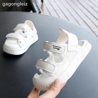 Nuevo estilo de verano para bebés Baotou sandalias antideslizantes zapatos para bebé con fondo suave