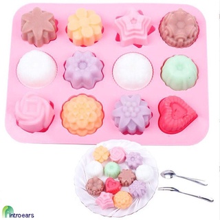 【instock】 Cake Baking Mould Silicone Soap Mold 3D Chocolate Supplies Baking Pan Tray Molds Candy Making Tool DIY /cl (1)