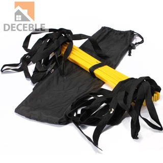 Deceble Flat 8-Rung 4M Agilidad Escalera Para La Velocidad De Fútbol Fitness Pies Entrenamiento (1)