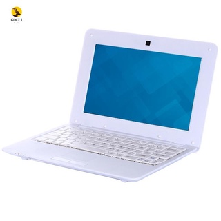 HD Portable 10.1Inch Quad-Core Android System White Laptop Netbook